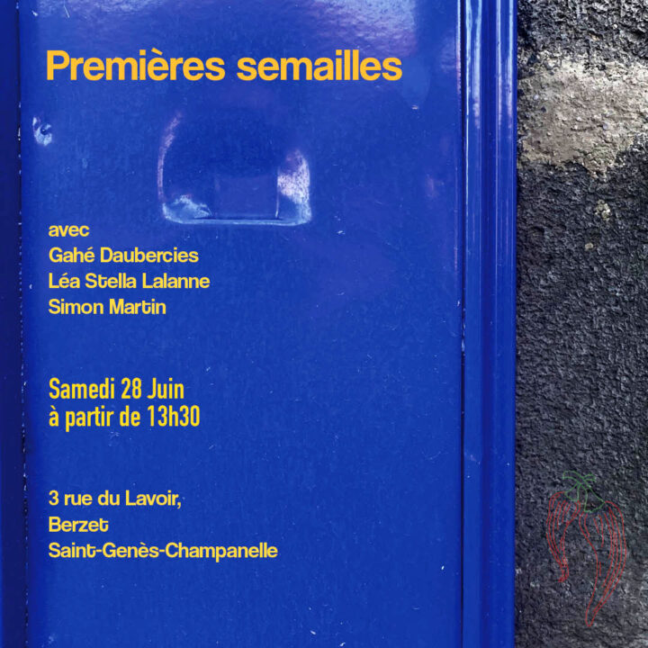 Premières semailles