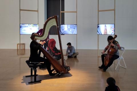 Improvisations musicales au cœur des expositions