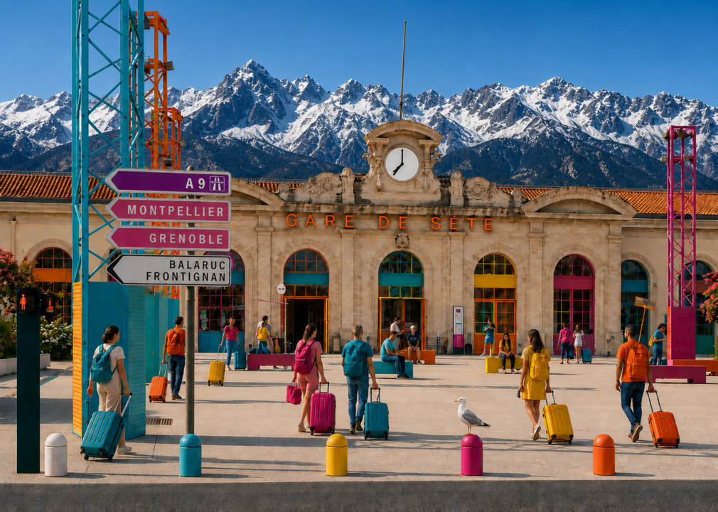 Terminus en gare de Sète